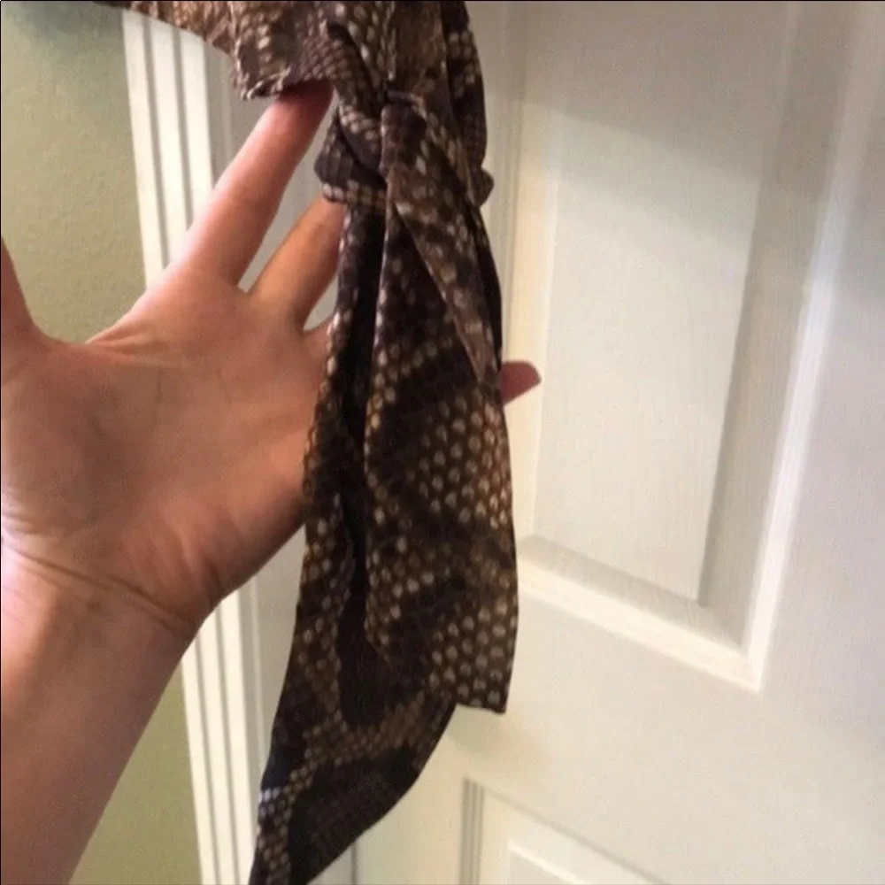 NWT ~ MICHAEL KORS OVERSIZED SNAKE PRINT TOP sz S